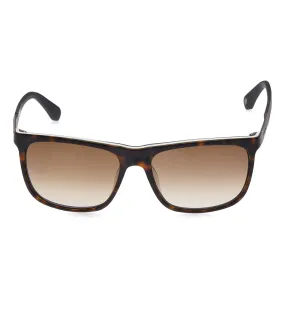 Fossil Unisex Brown Square Sunglasses