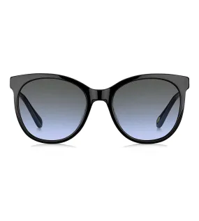 Fossil Women's Blue Cat-Eye Sunglasses