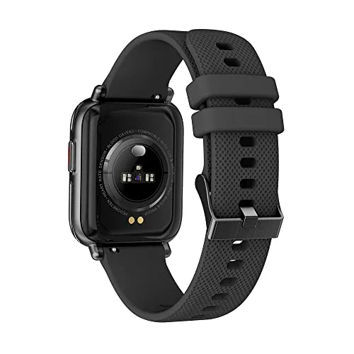 French Connection (Color: Stealth Black with Large Display, SPO2 Monitor, Call & Notification Alert, Sport Modes, Metal Body, Multiple Watch Faces, FC Ace F7-A