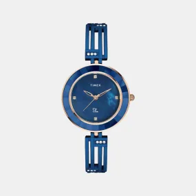 Fria Women Blue Analog Stainless Steel Watch TWEL16203