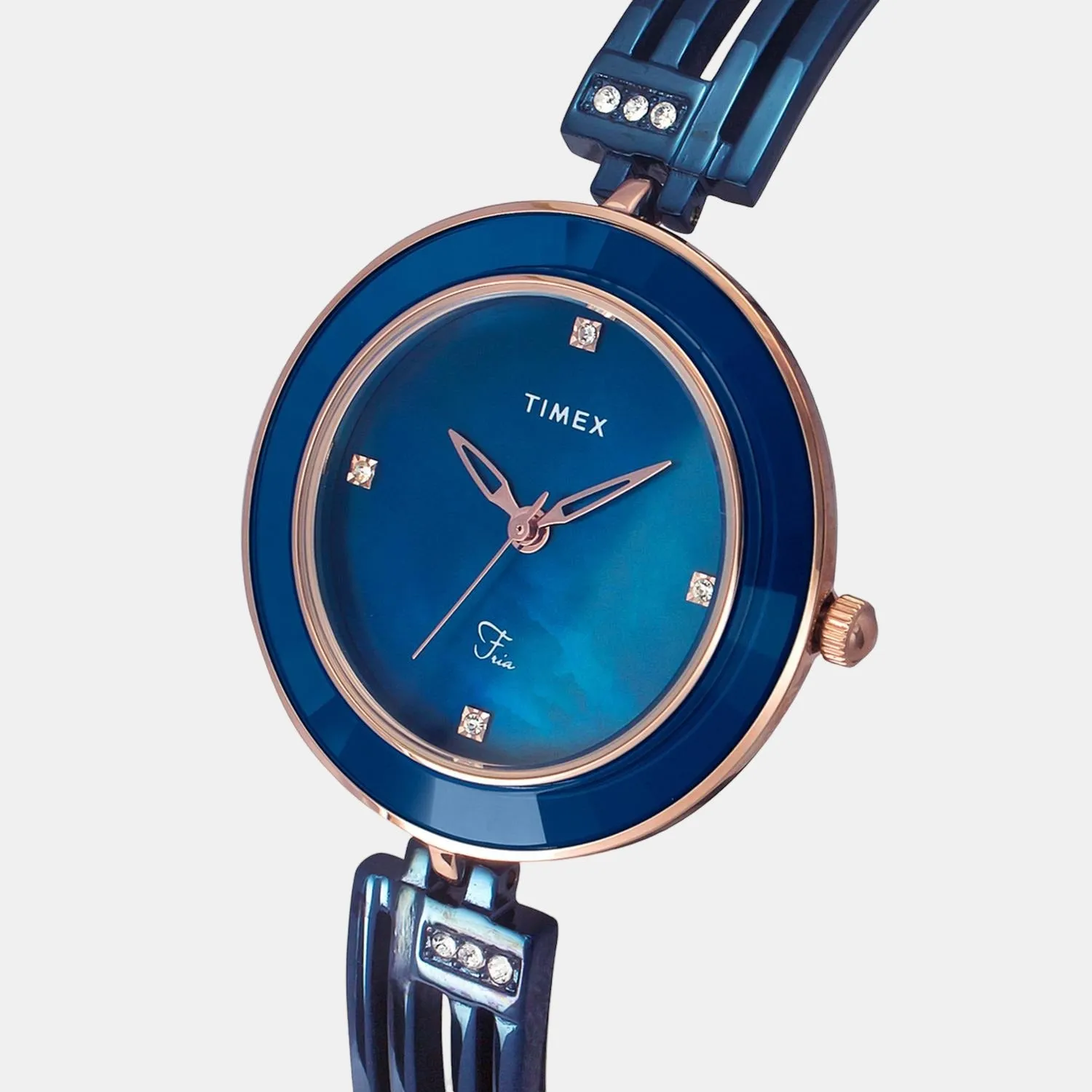 Fria Women Blue Analog Stainless Steel Watch TWEL16203