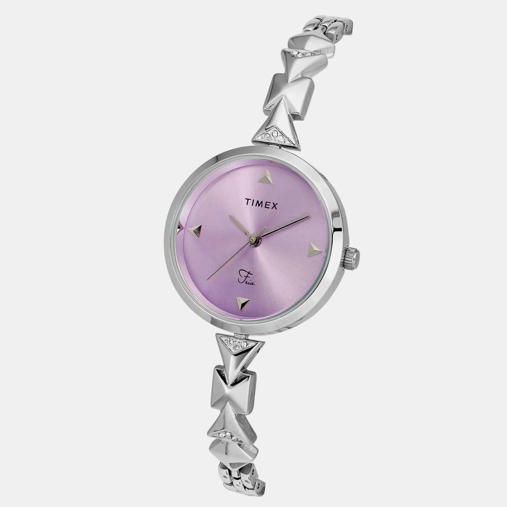 Fria Women's Purple Analog Brass Watch TWEL18300