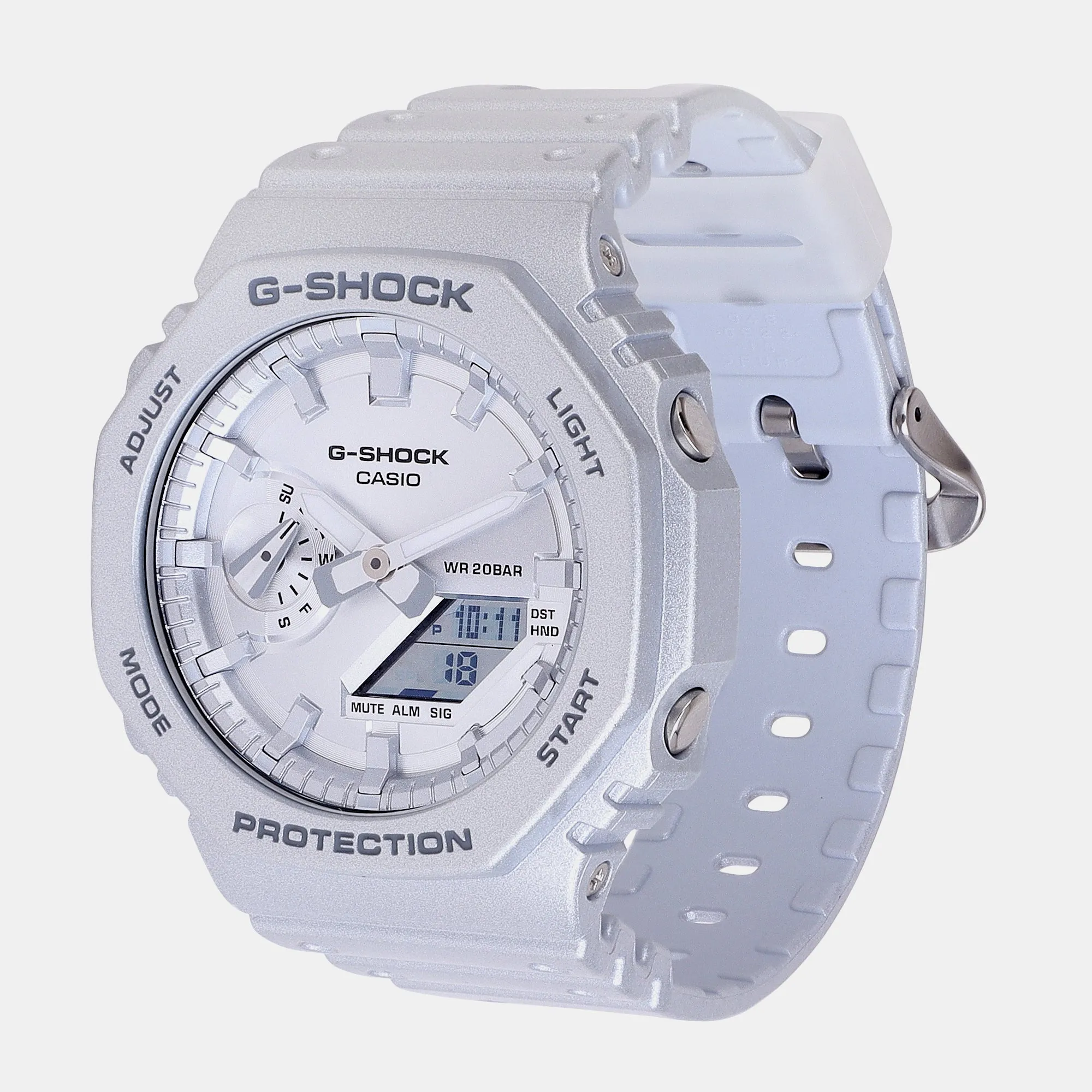 G-Shock Grey Men's Analog-Digital Resin Watch G1413 - GA-2100FF-8ADR