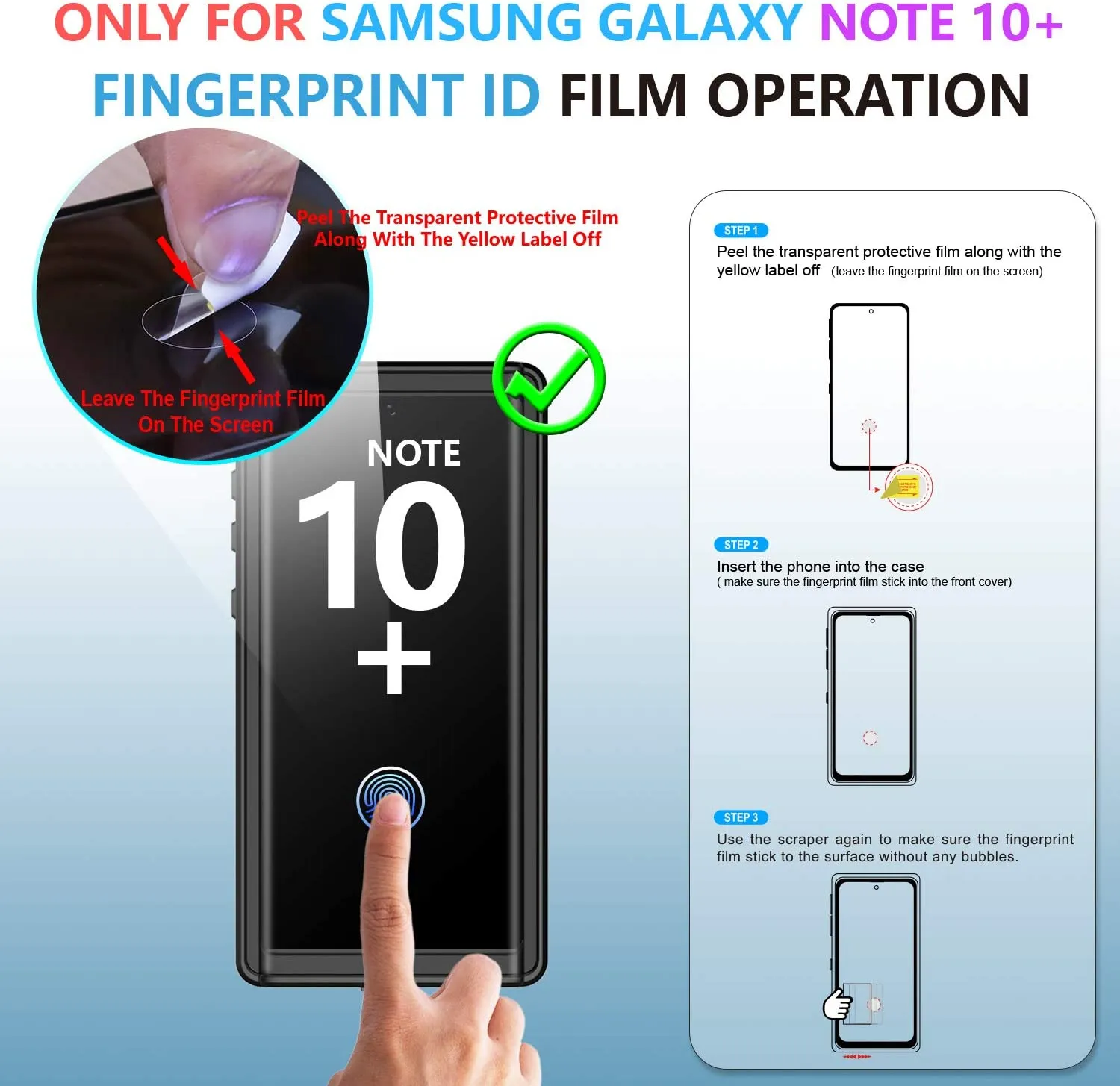 Galaxy Note 10 Plus Waterproof Case | Note 10 Plus Waterproof Case With Screen Protector