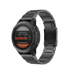 Garmin Fenix 3 stainless steel sports bracelet with 26mm quick release (170-215 mm) - Black