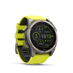 GARMIN fēnix® 8 - 51MM - SOLAR, SAPPHIRE - AMP YELLOW/GRAPHITE