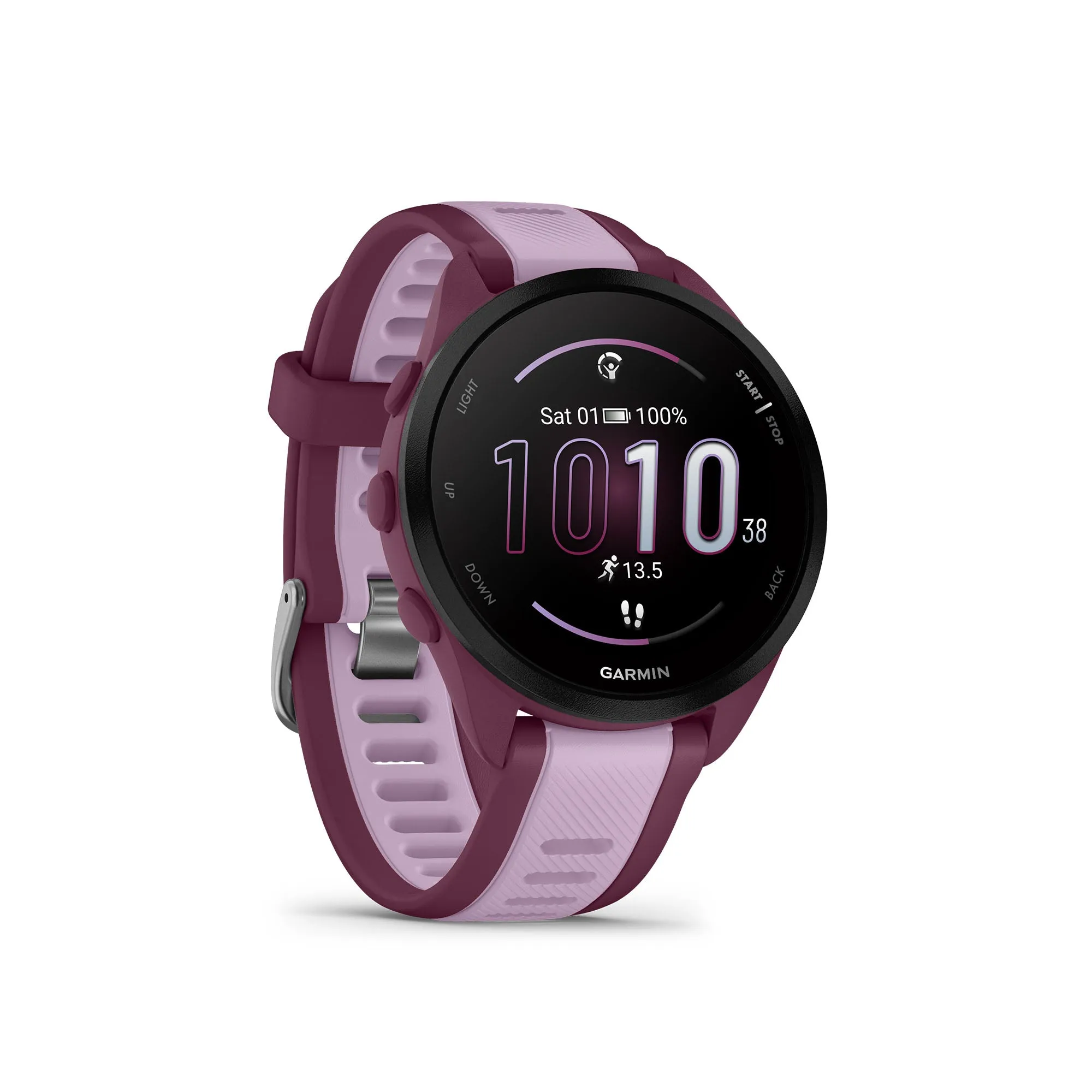 Garmin | Forerunner 165 Music Running Smartwatch - Berry/Lilac