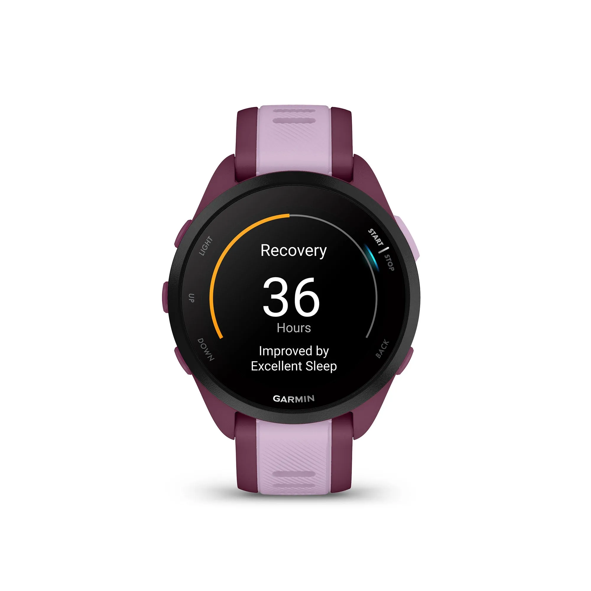 Garmin | Forerunner 165 Music Running Smartwatch - Berry/Lilac