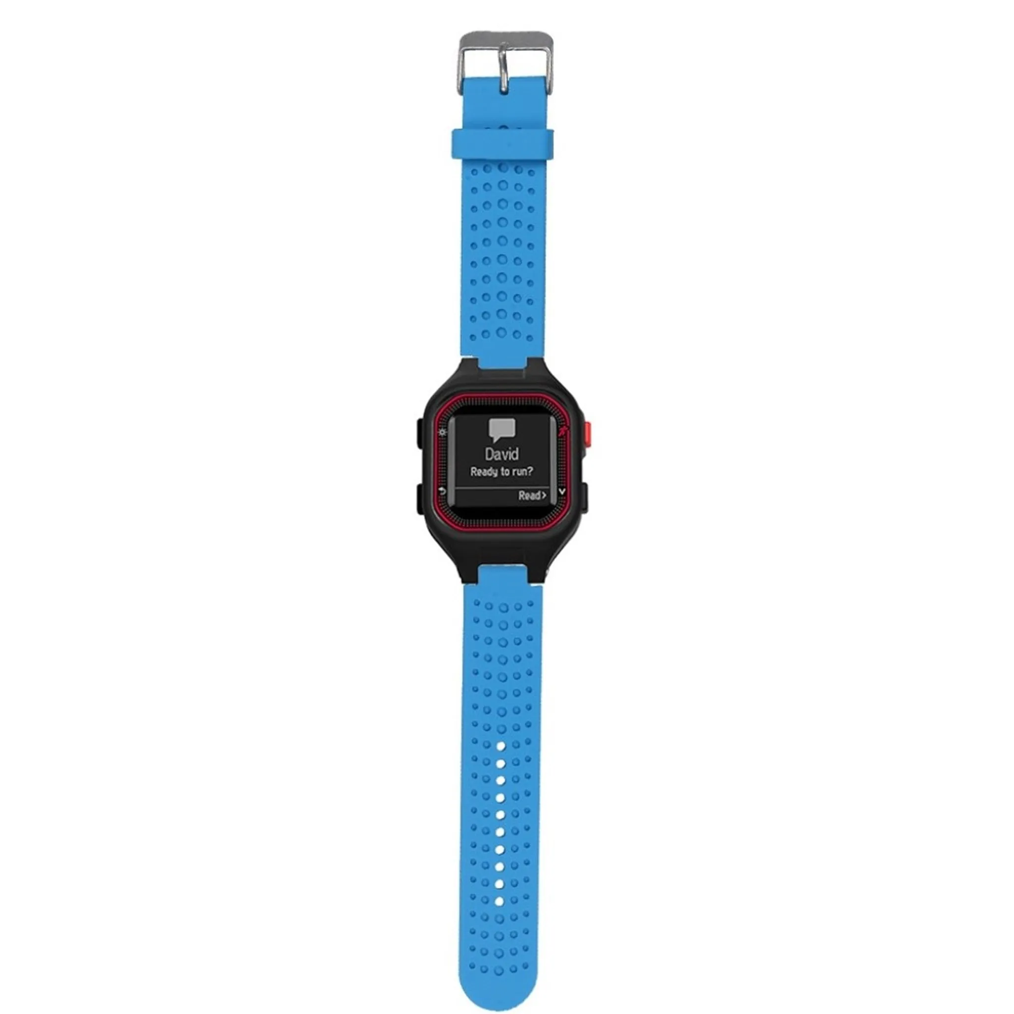 Garmin Forerunner 25 men soft silicone watchband - Blue