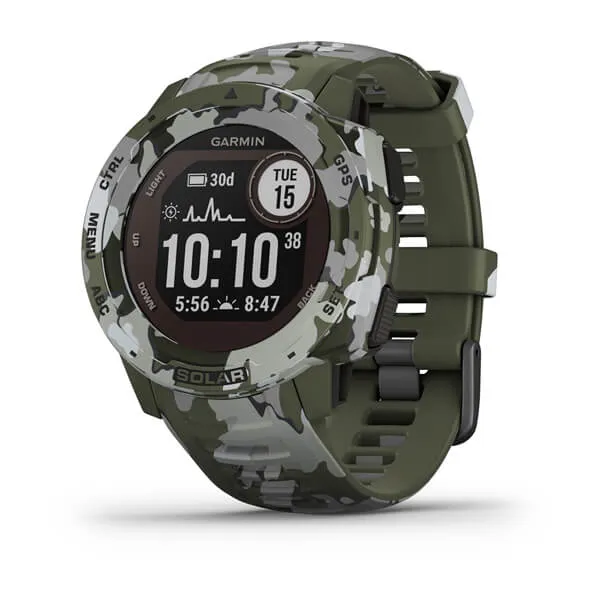 Garmin® Instinct® Men’s Smartwatch Solar Camo Edition