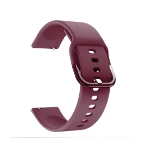 Garmin silicone sports bracelet (joint circumference: 170-210mm) with 18mm bar width - wine red