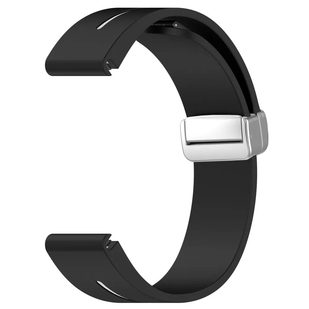 Garmin Venu silicone wristband with magnetic clasp (joint circumference: 170-220mm) - Black / White