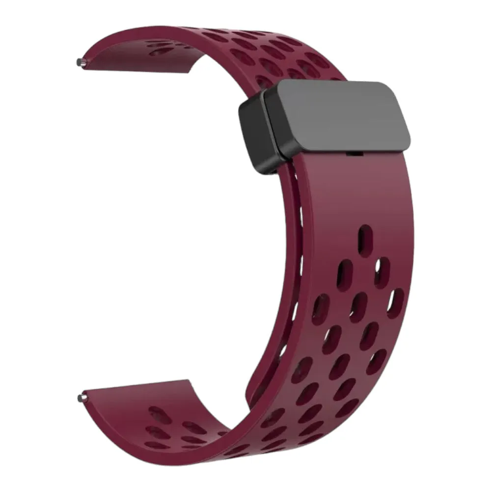 Garmin Vivoactive 3 compatible Silicone Magnetic Sports Watch Straps