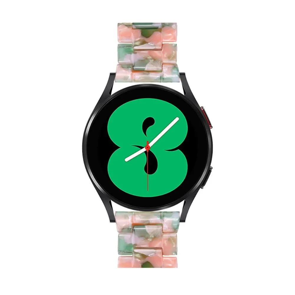 Garmin Vivomove 3 fashionable resin watch strap - Pink / Green