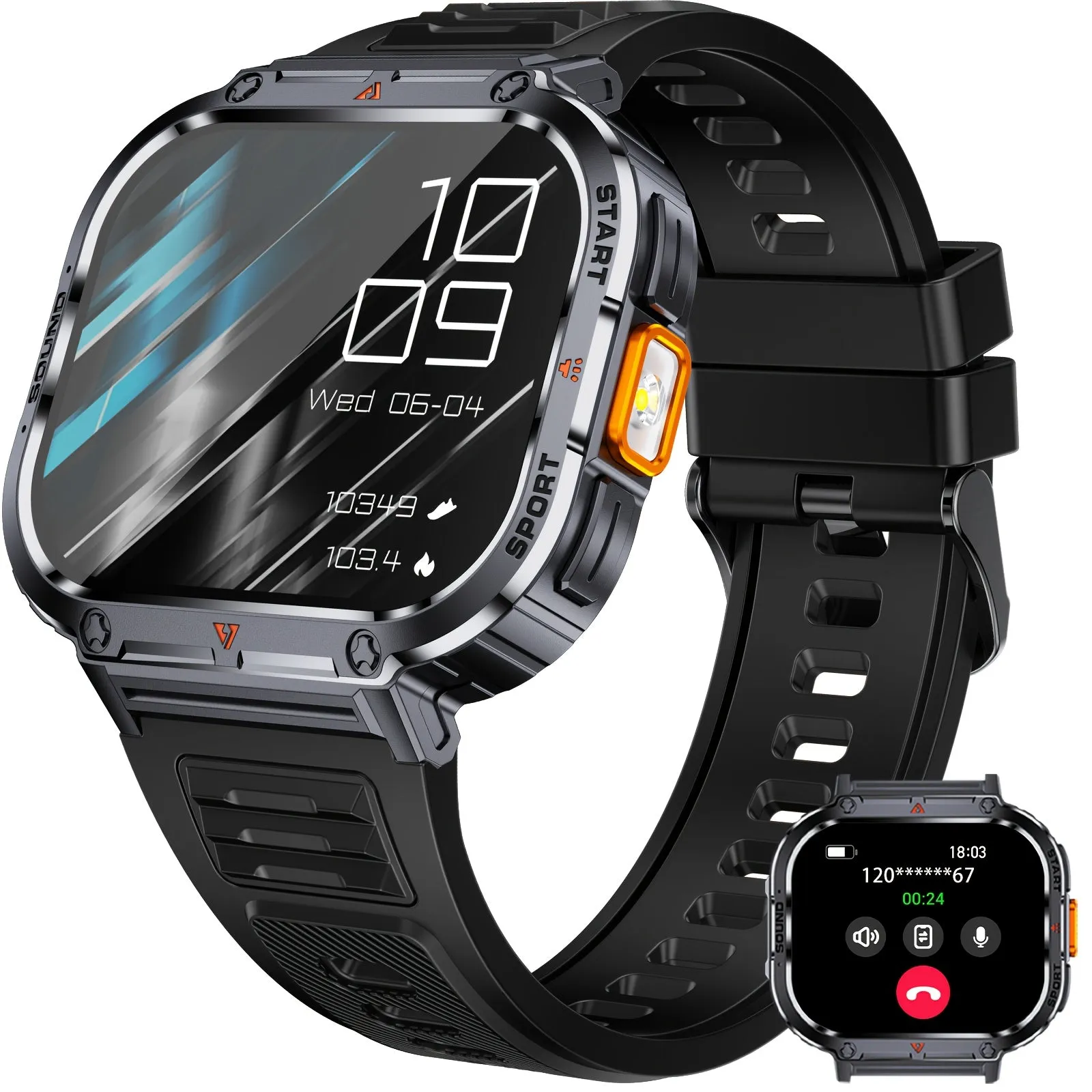 Gawsug NX23 Smartwatch IP68 Water Resistant