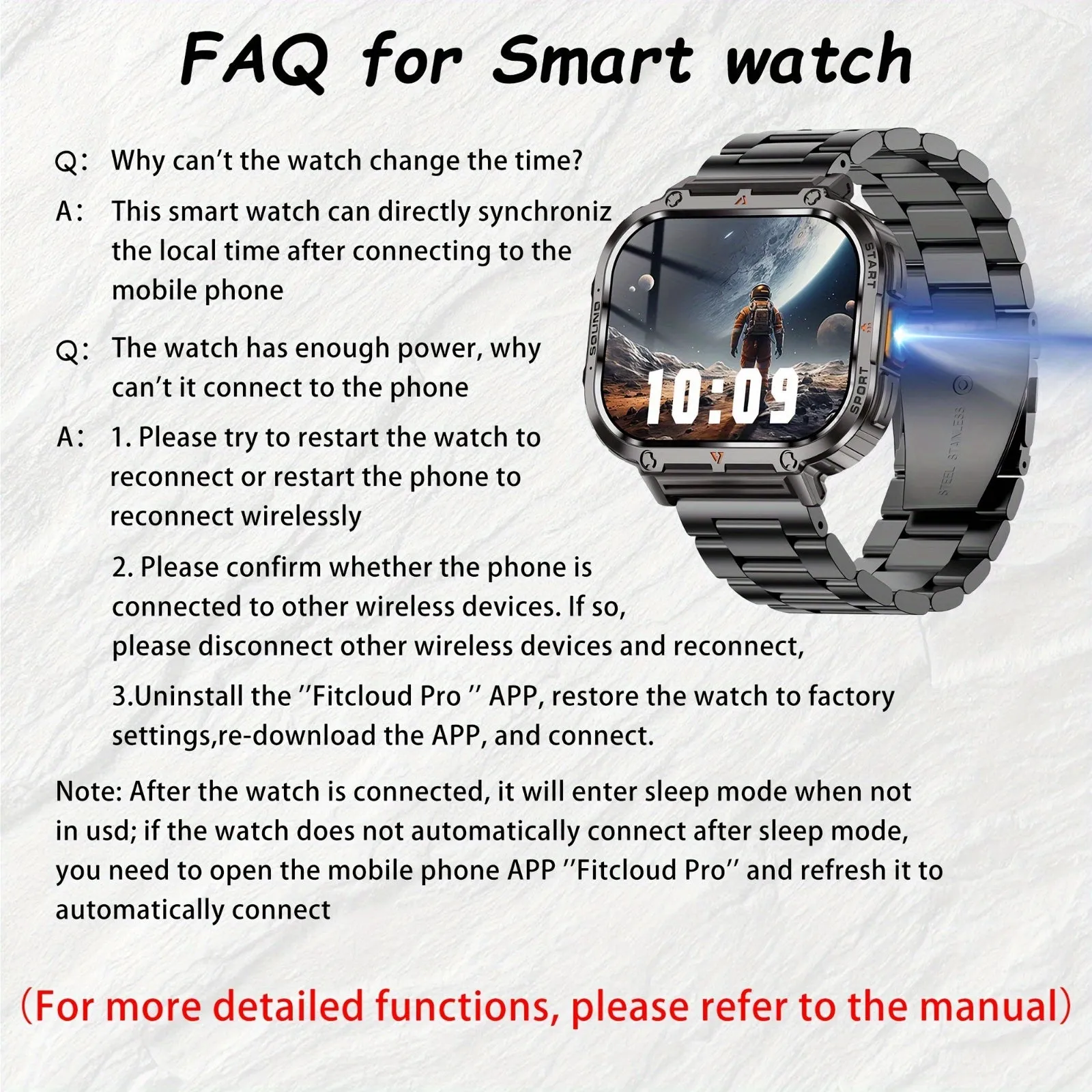 Gawsug NX23 Smartwatch IP68 Water Resistant