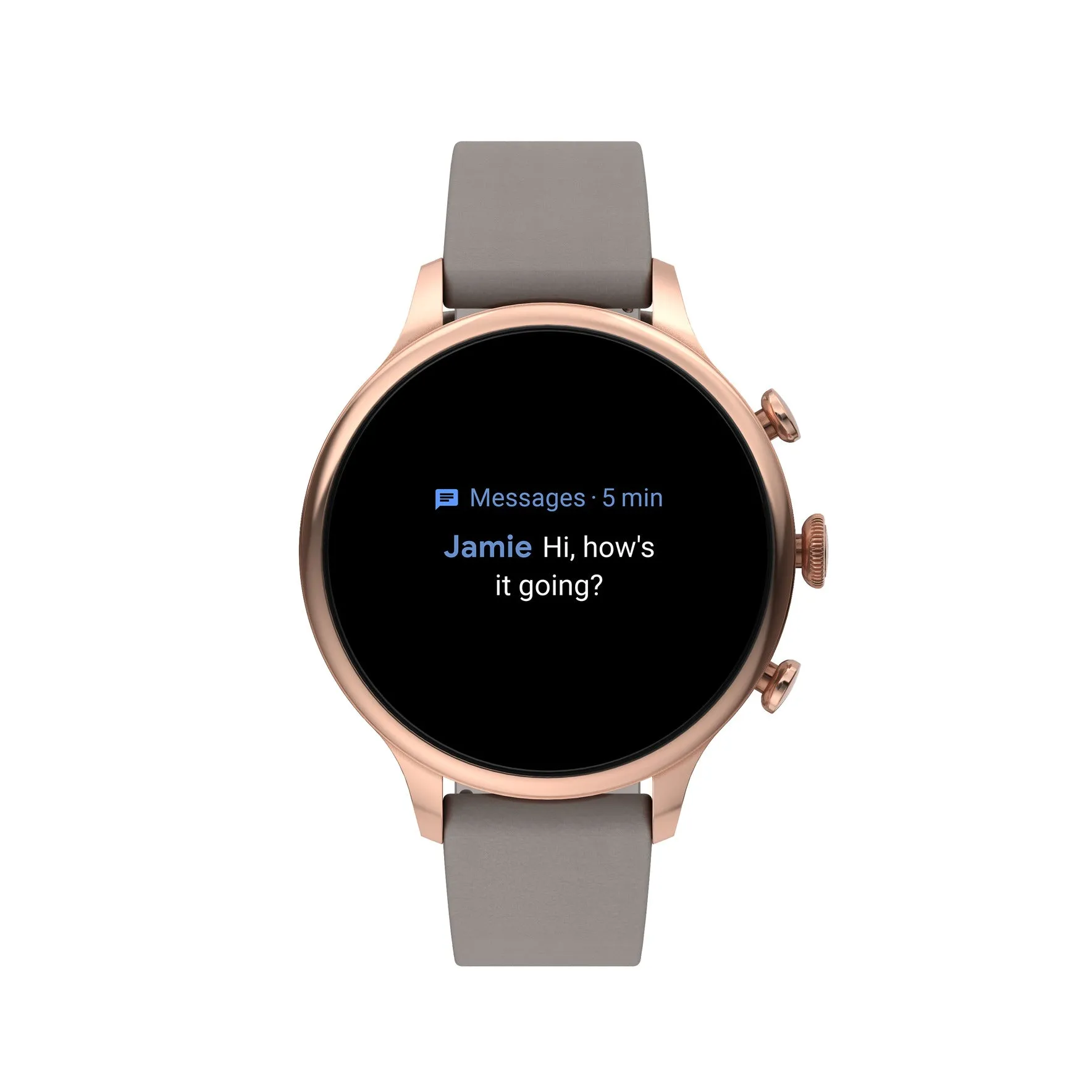 Gen 6 Smartwatch Gray Leather