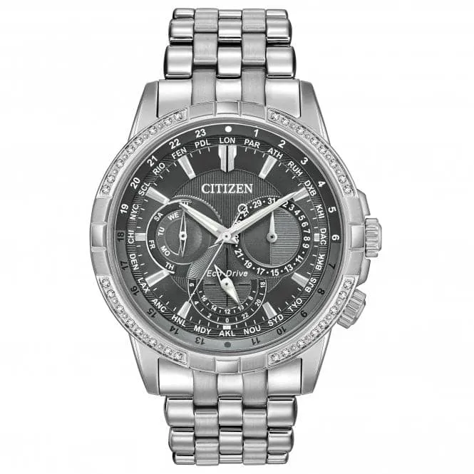 Gents Eco-Drive 32 Diamonds DC Watch BU2080-51H