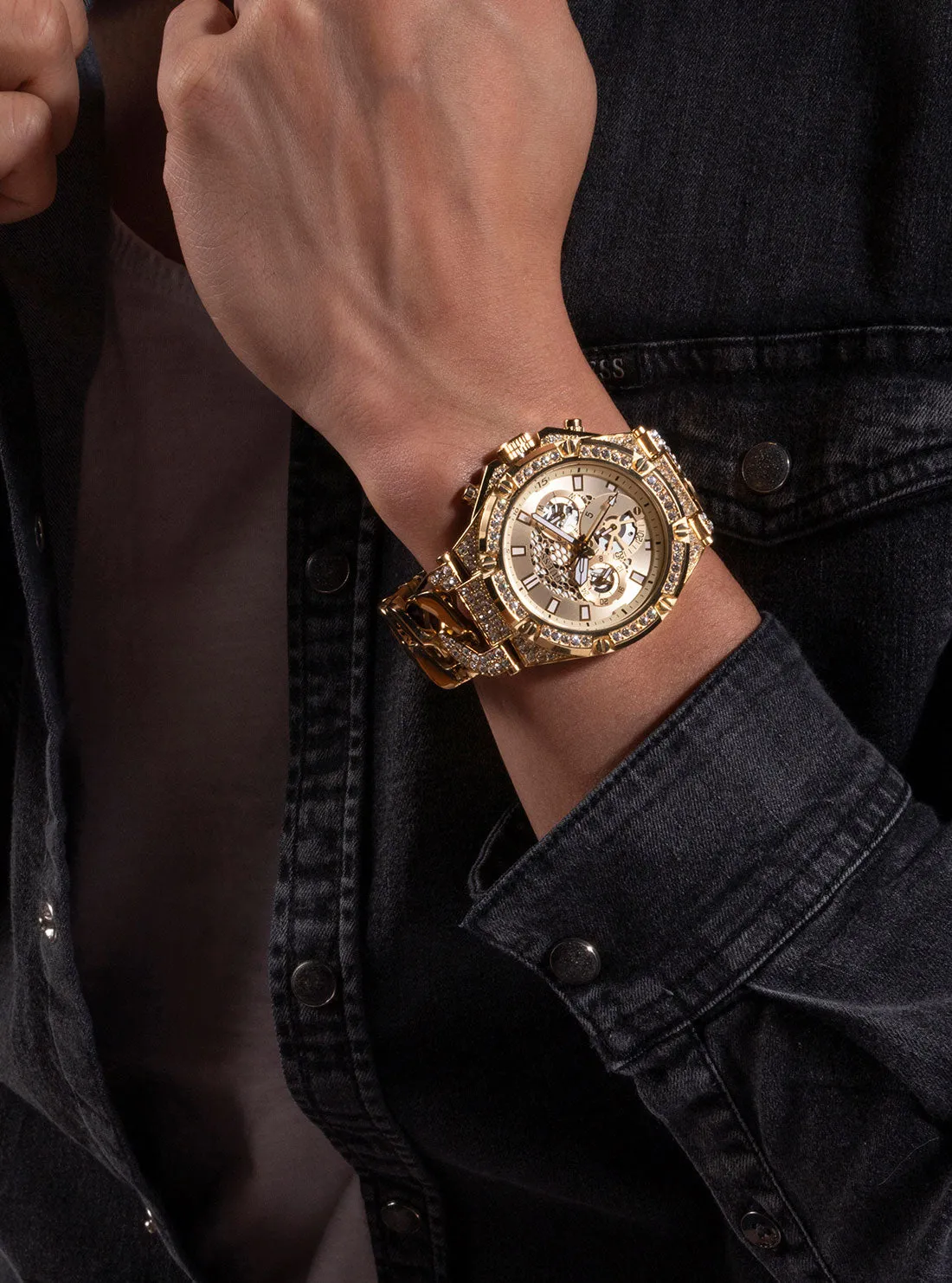 Gold Baron Glitz Watch