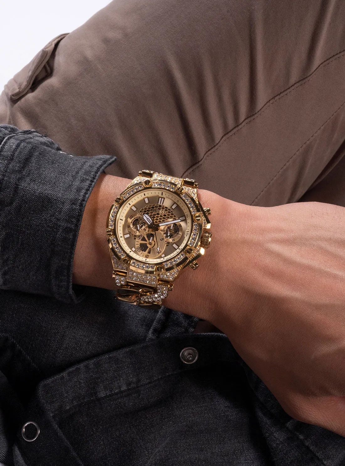 Gold Baron Glitz Watch