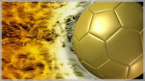 Gold Soccer Ball