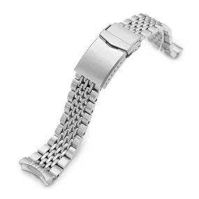 Goma BOR for Seiko 5 Sports 42.5mm V-Clasp, Brushed with Polished Center