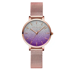 Gradient Dial Women's Watch