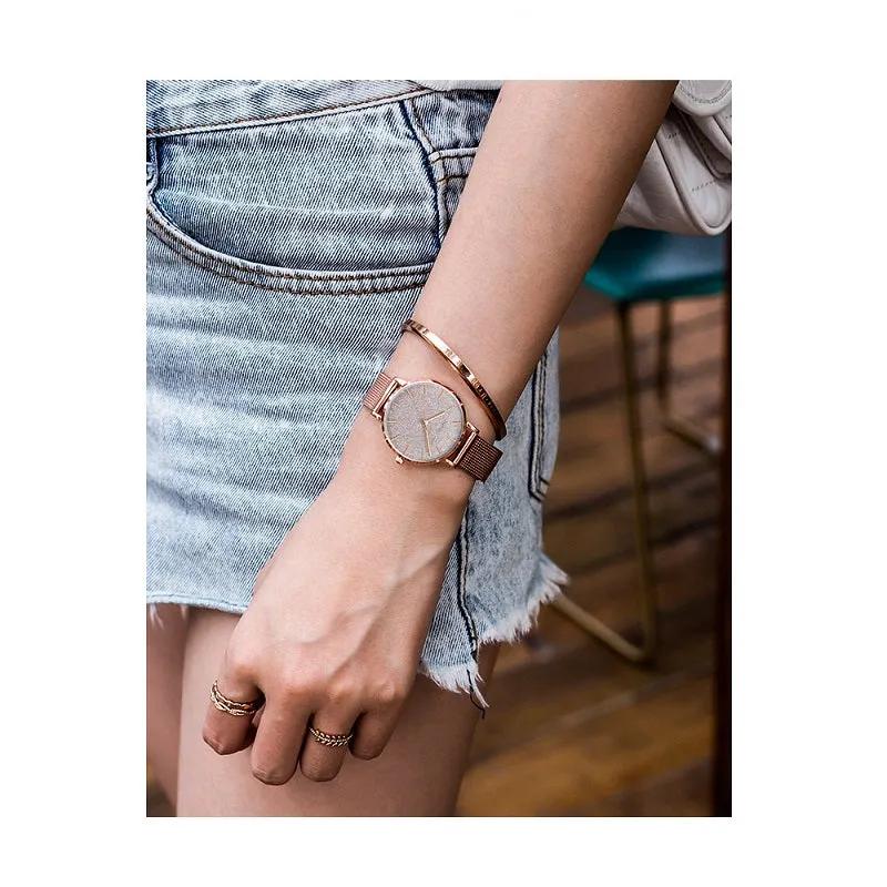 Gradient Dial Women's Watch