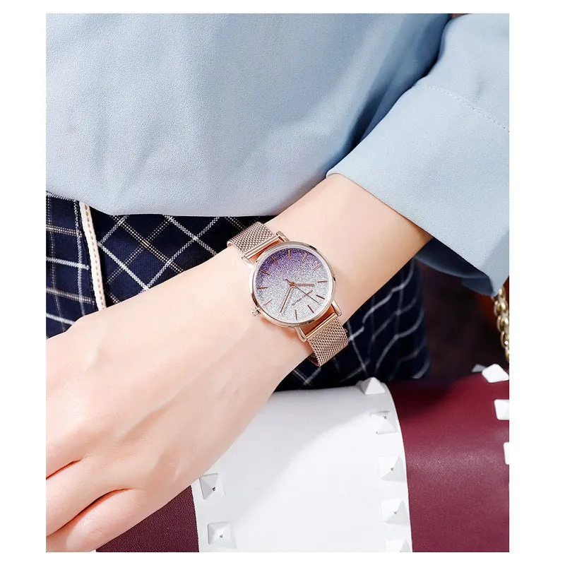 Gradient Dial Women's Watch