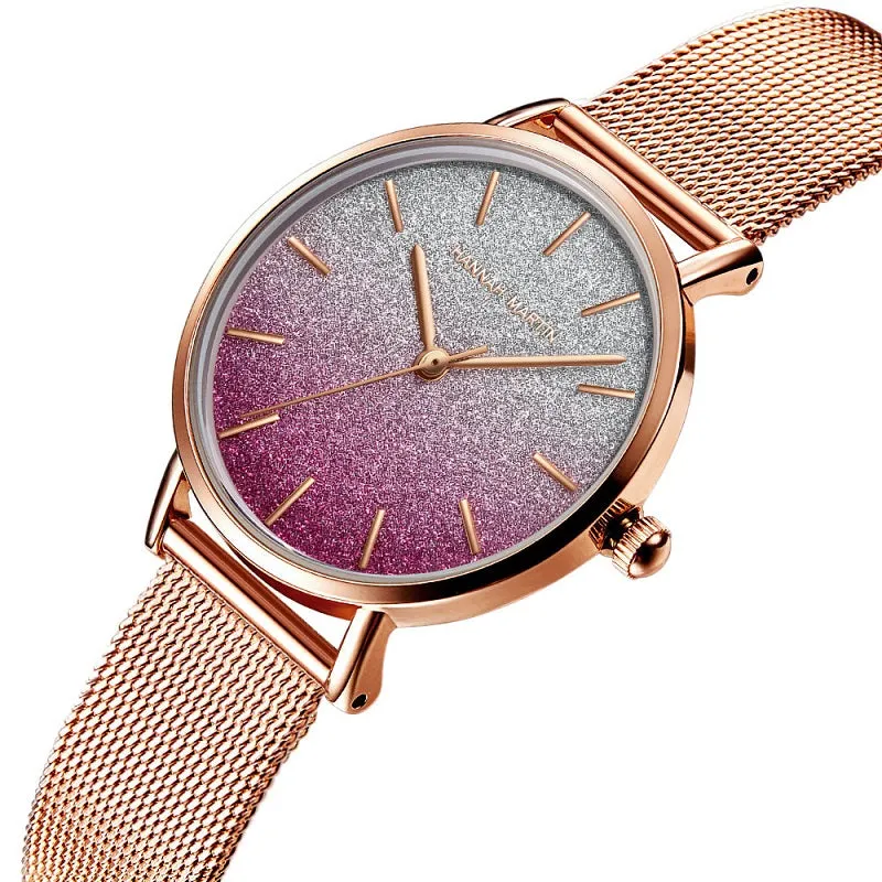 Gradient Dial Women's Watch