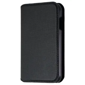 Granite Genuine Leather Folio Case for Palm Smartphones - Black Saffiano