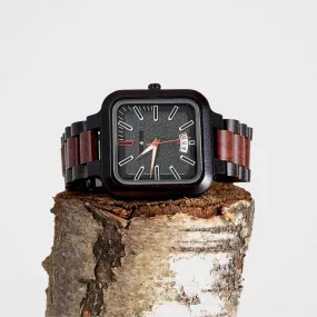 Handmade Wooden Wristwatch For Men: The Hickory