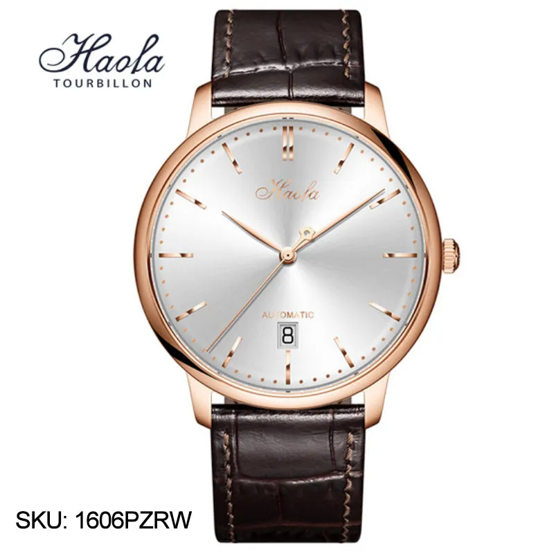 Haofa Automatic Movement Ultra-thin Calendar Watch 1606