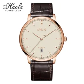 Haofa Automatic Movement Ultra-thin Calendar Watch 1606