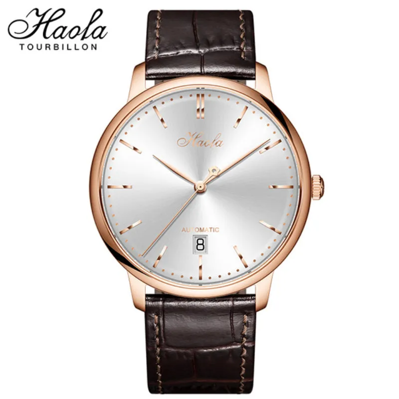 Haofa Automatic Movement Ultra-thin Calendar Watch 1606