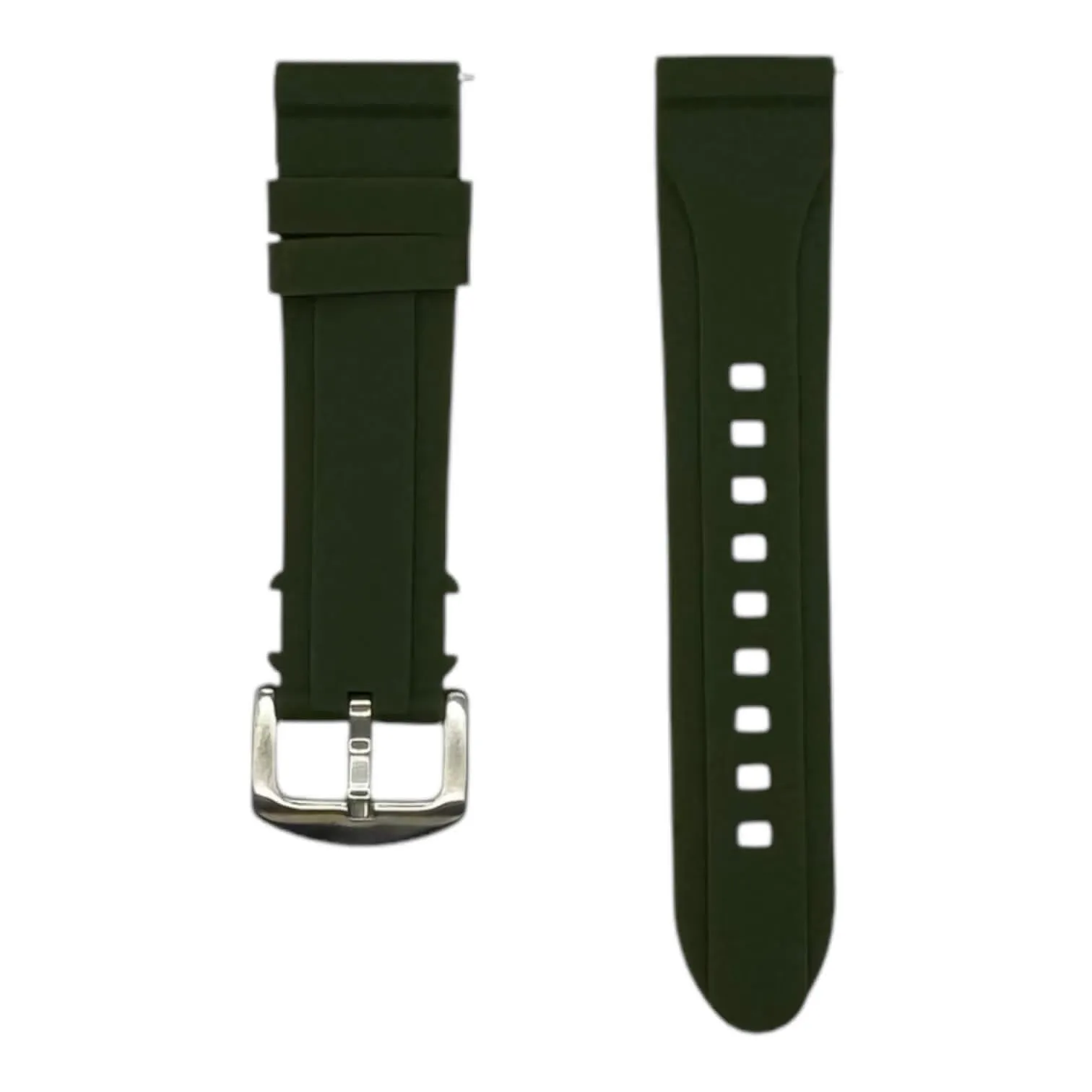 Heritage Elite Premium Silicone Watch Straps with the Seiko 22mm Range