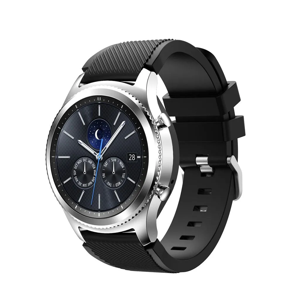 Huawei Watch 4 / 4 Pro / 3 / 3 Pro Replacement Sport Silicone Strap - Black