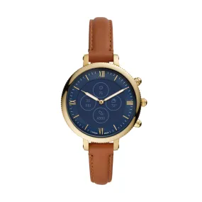 Hybrid Smartwatch HR Monroe Luggage Leather