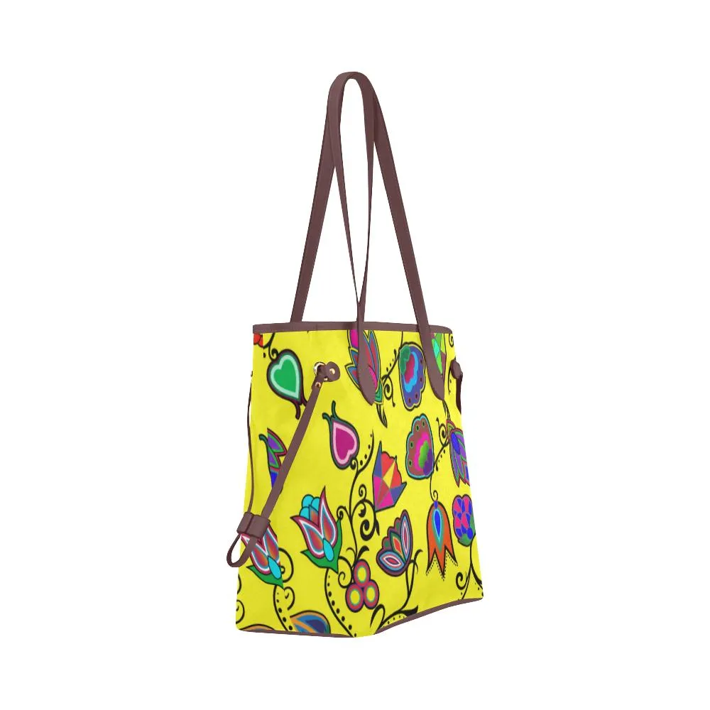 Indigenous Paisley - Yellow Clover Canvas Tote Bag