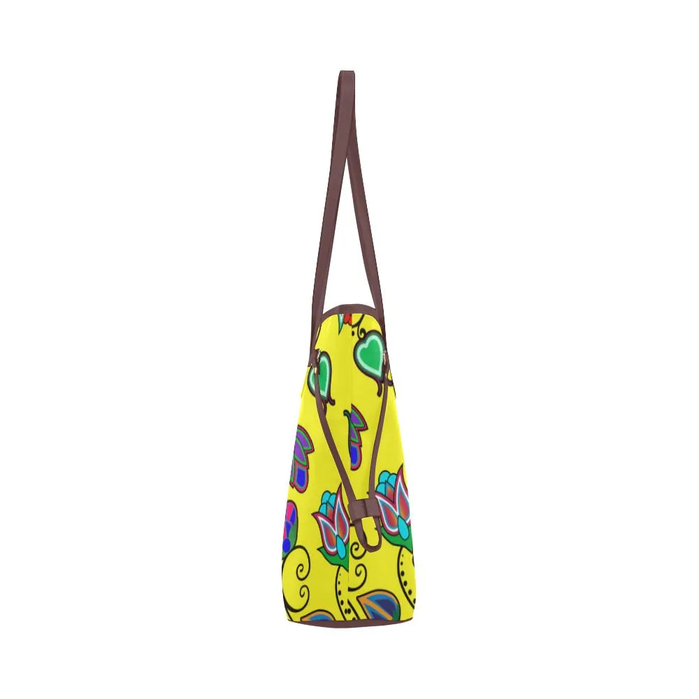 Indigenous Paisley - Yellow Clover Canvas Tote Bag