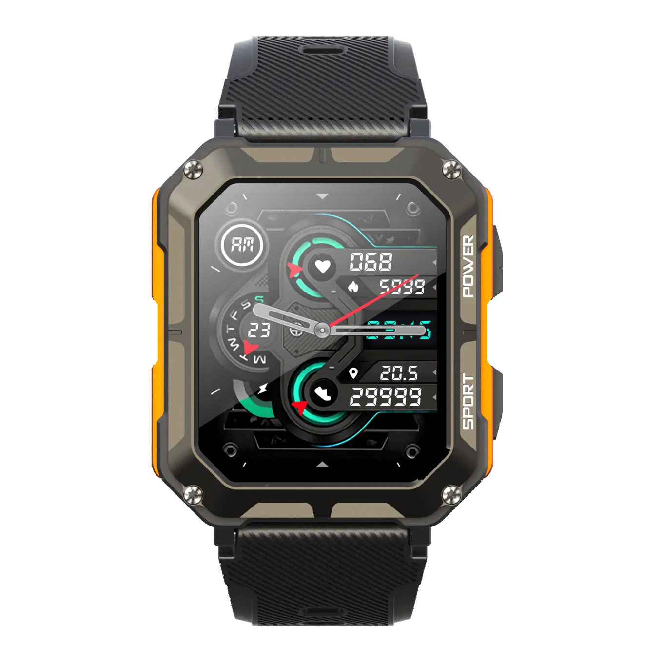 IP68 Rugged Sport Smartwatch W18C820PRO