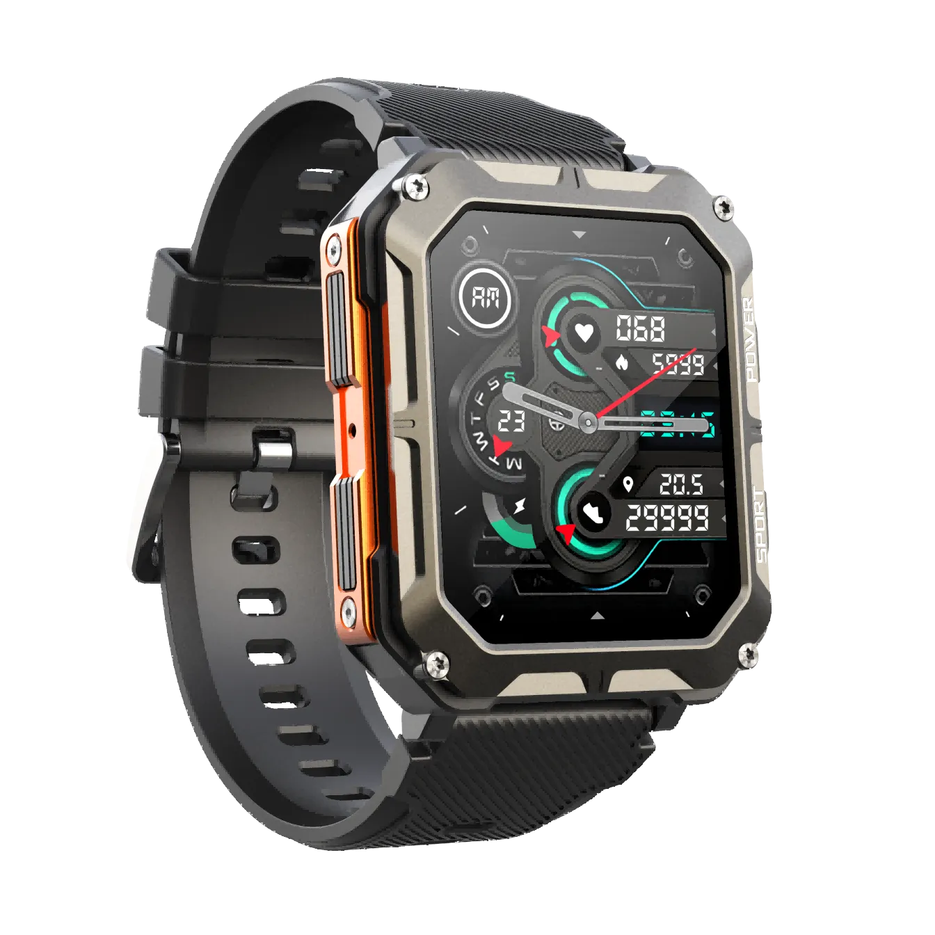 IP68 Rugged Sport Smartwatch W18C820PRO