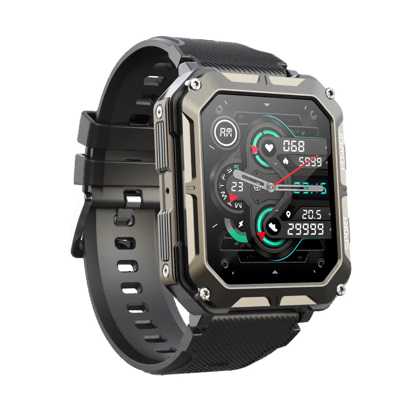 IP68 Rugged Sport Smartwatch W18C820PRO