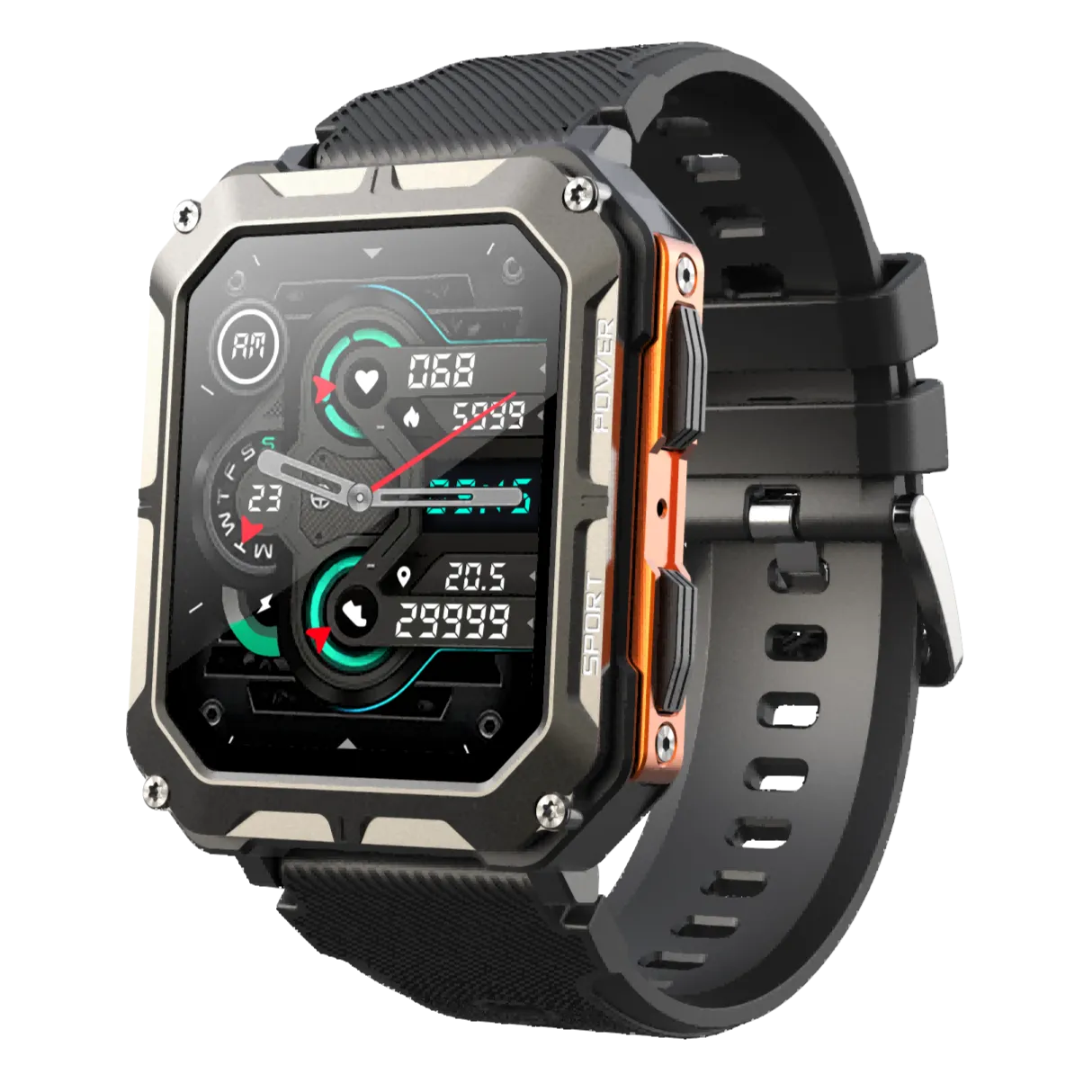 IP68 Rugged Sport Smartwatch W18C820PRO