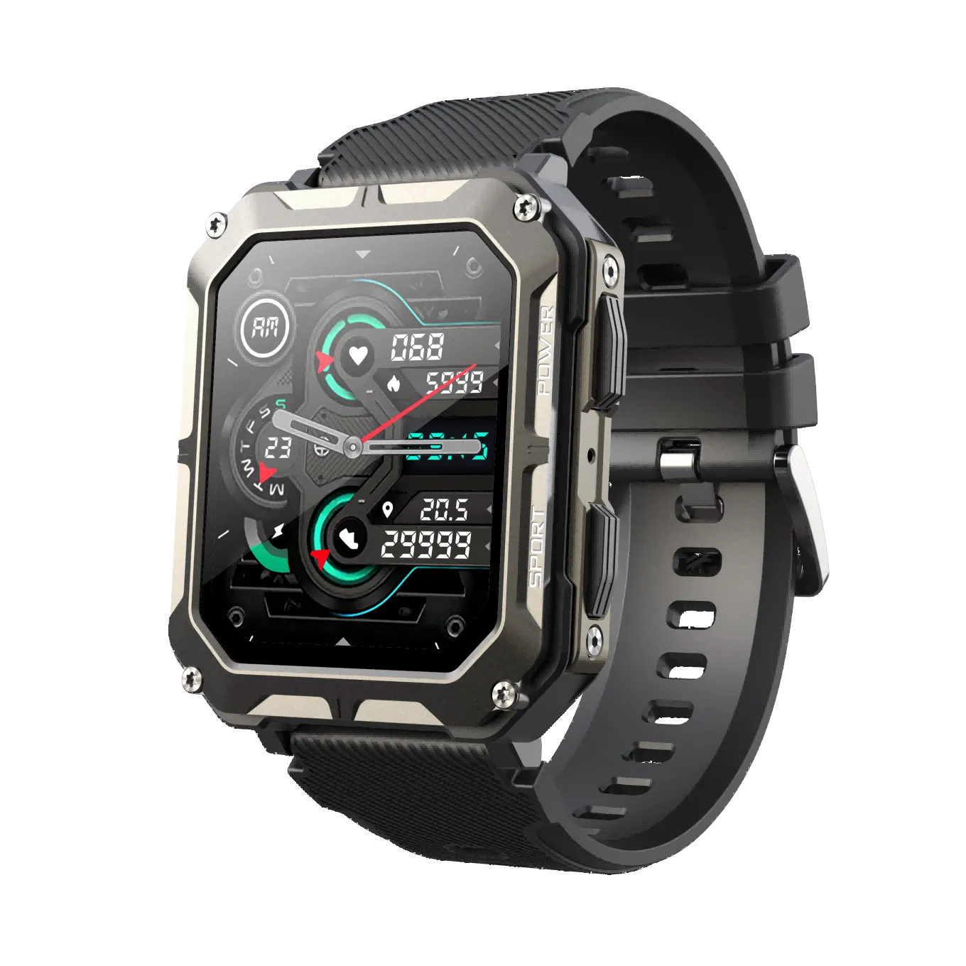 IP68 Rugged Sport Smartwatch W18C820PRO