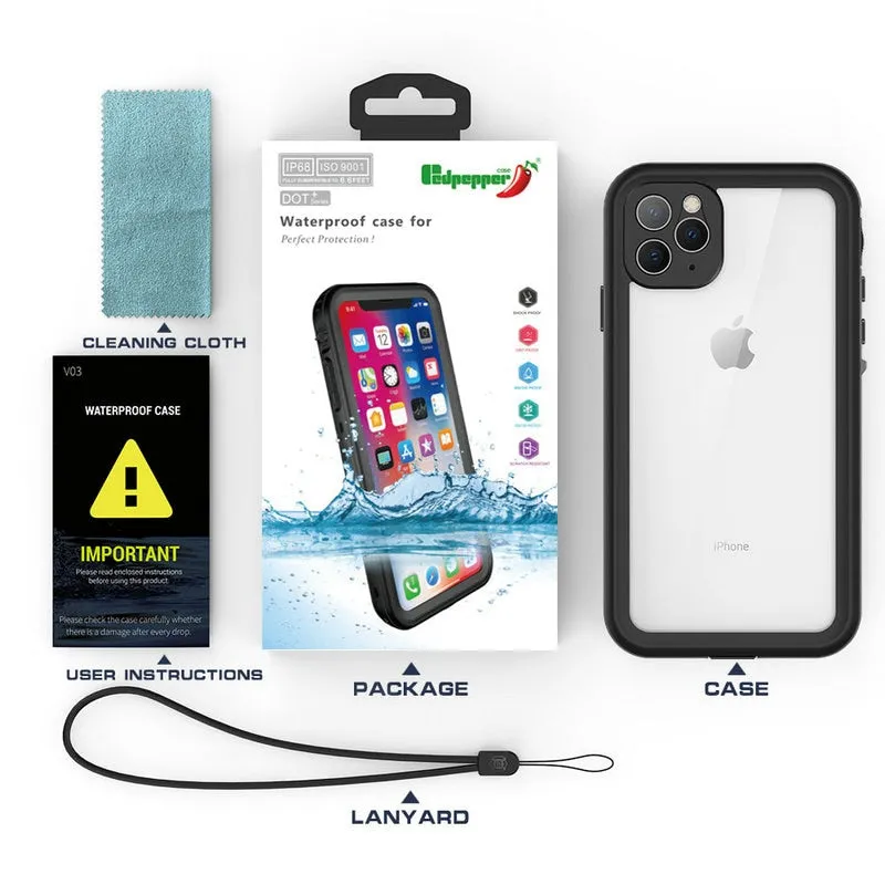 IP68 Waterproof Diving Case 360 Full Protection for iPhone