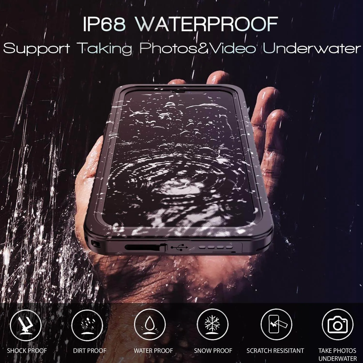 iPhone 16 Pro Max Waterproof Case | Waterproof iPhone 16 Pro Max Case