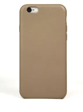 iPhone 6 Case, Taupe Leather