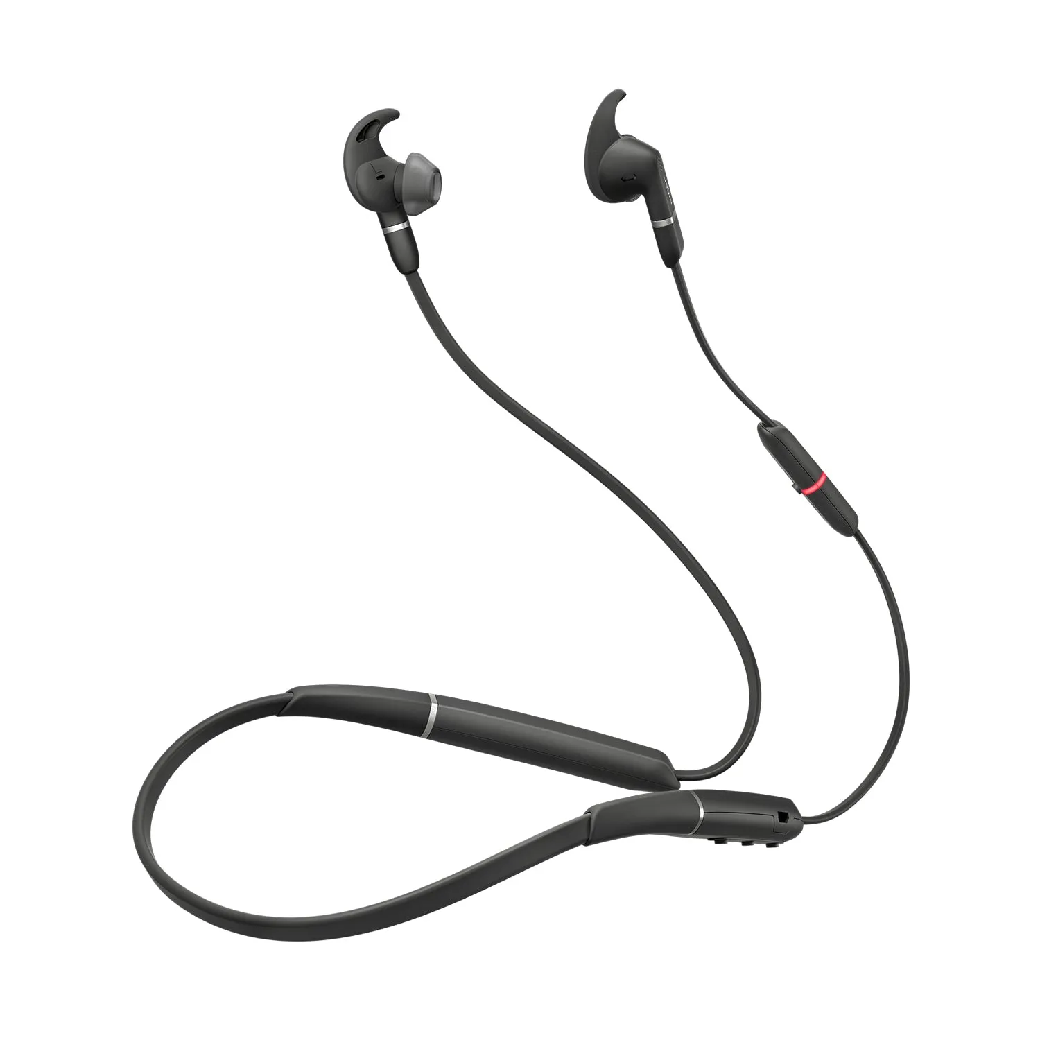 Jabra Evolve 65E Uc - Earphones With Mic - In-Ear - Behind-The-Neck Mount - Bluetooth - Wireless - Usb - Noise Isolating