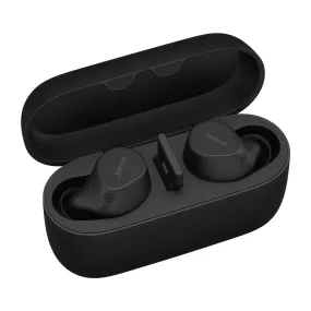 Jabra Evolve2 Buds Uc - True Wireless Earphones With Mic - In-Ear - Bluetooth - Active Noise Cancelling - Usb-A Via Blue